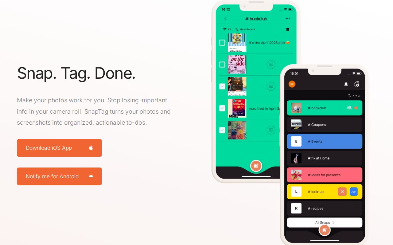 SnapTag App